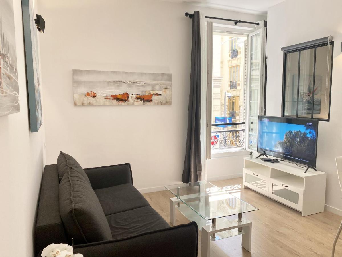 Central Modern Flat Lamartine Nice Bagian luar foto